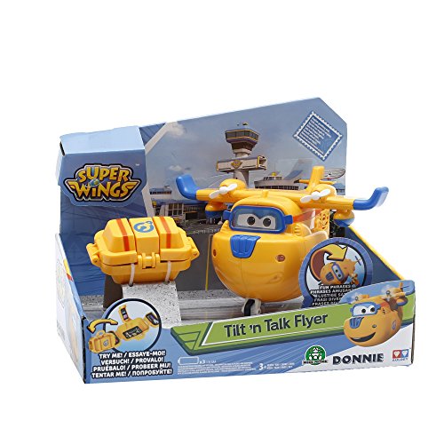 Giochi Preziosi - Super alas de los Aviones Carácter Interactivo Donnie, Jugar con la luz y el Sonido
