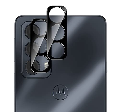 GIOPUEY Protector Cámara Compatible con Motorola Edge 20, [2 Pack] 2.5D Vidrio Templado [Resistente a Rayones] [9H Durezza] Protector de Lente de cámara para Motorola Edge 20