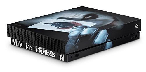 giZmoZ n gadgetZ GNG Skin Adhesivo de Vinilo de Joker de para la Consola Xbox One X + Set de 2 Skins para los Controladores