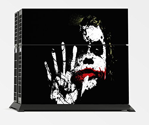 giZmoZ n gadgetZ Skin Adhesivo de Vinilo de Dark Joker de Batman de GNG para la Consola PS4 + Set de 2 Skins para los Controladores