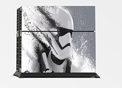 giZmoZ n gadgetZ Skins Adhesivos GNG para Cubierta de Playstation 4 PS4 de Star Wars Battlefront Stormtrooper + 2 Sets de Skins del Controlador