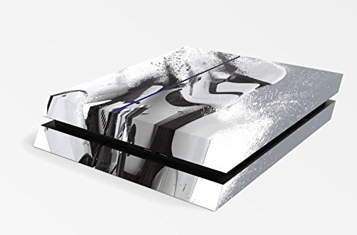 giZmoZ n gadgetZ Skins Adhesivos GNG para Cubierta de Playstation 4 PS4 de Star Wars Battlefront Stormtrooper + 2 Sets de Skins del Controlador