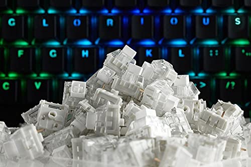 Glorious PC Gaming Race Conmutadores Kailh Box White para teclados GMMK - 120 Piezas