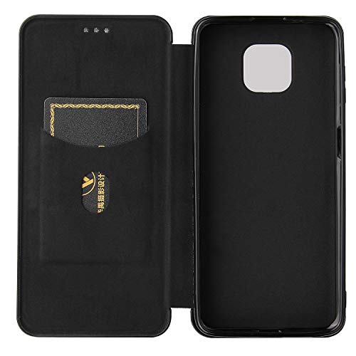 GOGODOG Case Cover Compatible con Motorola G Power 2021 Dar la Vuelta Funda Carcasas y Fundas Cobertura Total Ultra Delgada Mate Anti Resbalón Rasguño Resistente Blanda Fibra de Carbon (Negro)