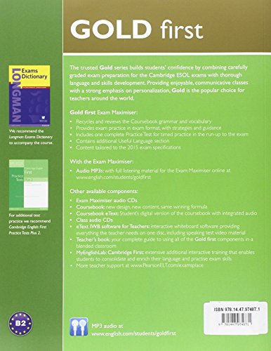Gold first. Exam maximiser. With key. Per le Scuole superiori. Con CD. Con espansione online