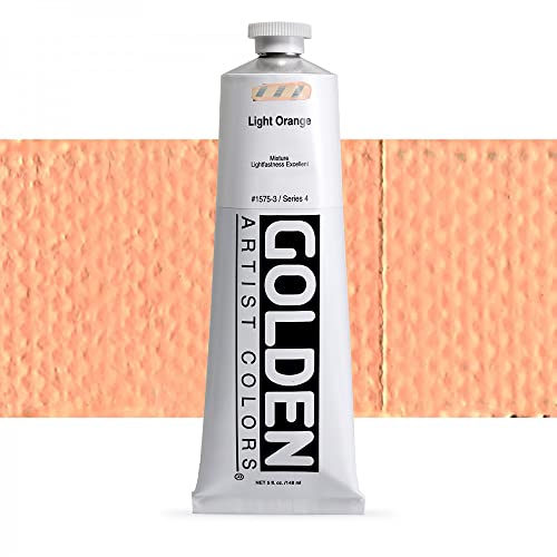 Golden Acrylic 5 Oz Light Orange