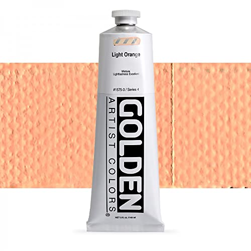 Golden Acrylic 5 Oz Light Orange