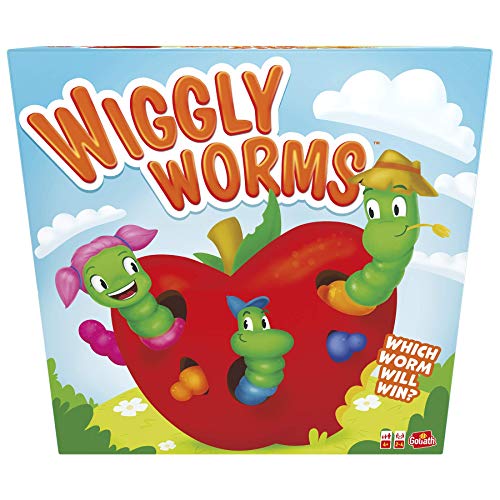 Goliath- Wiggly Worms. Juego de Mesa Infantil. A Partir de 4 años, Multicolor (919207006)