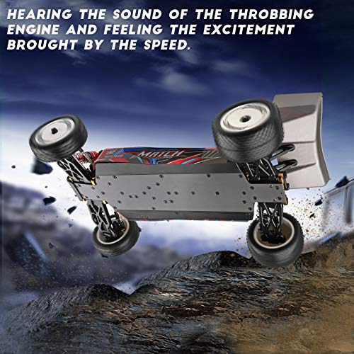 Goolsky Coche RC Wltoys XKS 104001 Crawlers 45Km/h 1/10 2.4GHz Teledirigidos Radiocontrol Grandes Camiones Carreras Alta Velocidad Buggy 4WD Racing Off-Road Drift Car Regalo Juguete para Niños Adulto