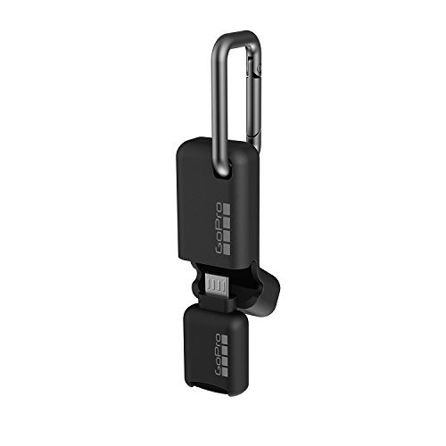 GoPro AMCRU-001-EU Quik Key (Micro-USB) Mobile microSD Card Reader, Negro