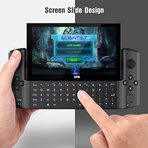 GPD Win 3 – Consola de juegos portátil, mini PC, tableta, ordenador portátil para juegos con control de juegos, 16 GB de RAM, 1 TB SSD, Wi-Fi, color negro [Versión de gama alta]