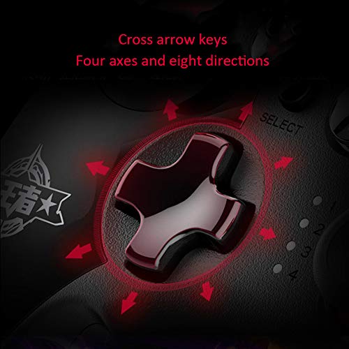 GREATY Controlador de Juegos con Cable, Cable USB Gamepads Joystick Dual Shock Gamepad Trigger, Controlador de computadora portátil de diseño ergonómico para PS3 / PC/TV/TV Box