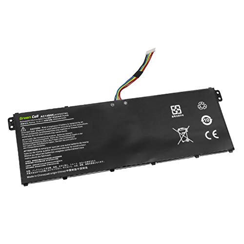 Green Cell® AC14B3K AC14B8K Batería para Acer Aspire E15 ES1-512 E17 E5-771 E5-771G R11 R3-131T R13 R7-371T R7-372T 14 R5-471T 15 R5-571T Portátil (2200mAh 15.2V)