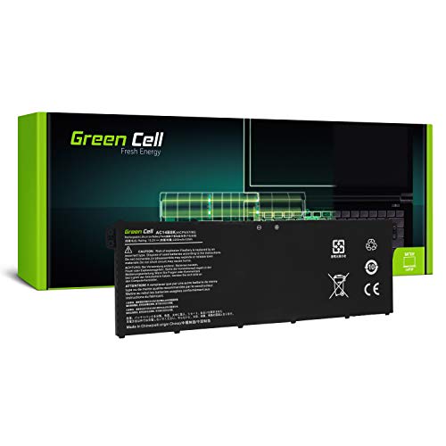 Green Cell® AC14B3K AC14B8K Batería para Acer Aspire E15 ES1-512 E17 E5-771 E5-771G R11 R3-131T R13 R7-371T R7-372T 14 R5-471T 15 R5-571T Portátil (2200mAh 15.2V)