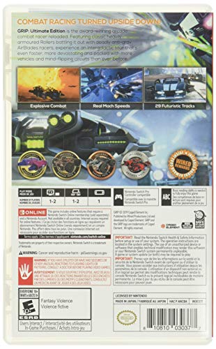 Grip Combat Racing: Rollers VS Airblades Ultimate Edition for NintendoSwitch [USA]