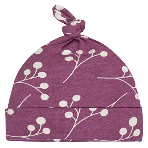 Grow by Gerber Baby Girls Organic - Juego de camisa, pantalón con patas y gorra - rosa - 6-9 meses