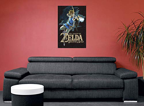 Grupo Erik Editores Poster Zelda Breath Of The Wild Game Cover