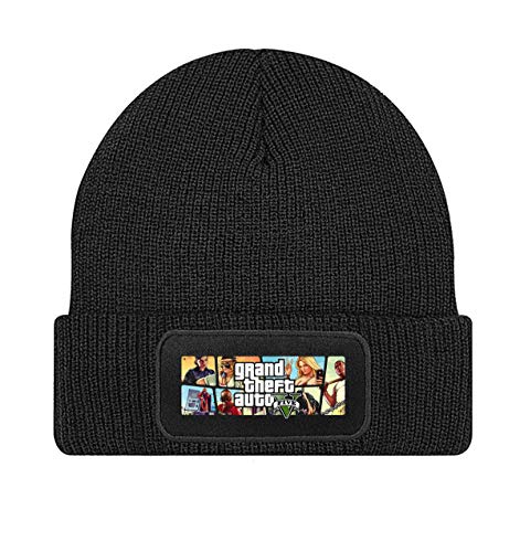 GTA V GTA 5 Grand Theft Auto 5 Rockstar Jogos Games Logo Beanie Berretti in Maglia - STRICK138