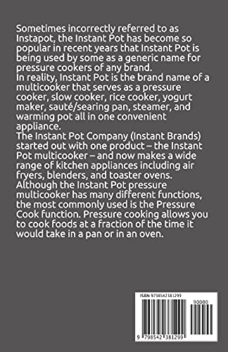 Guide to Instant Pot for Two for Beginners: Instant Pot is the brand name of a multicooker that serves as a pressure cooker, slow cooker, rice cooker