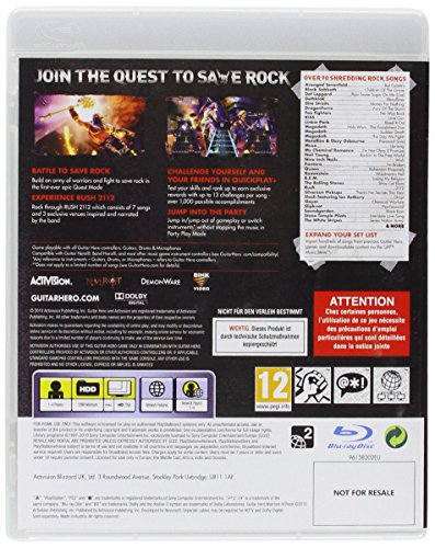 Guitar Hero 6: Warriors of Rock - Guitar Bundle (PS3) [Importación inglesa]