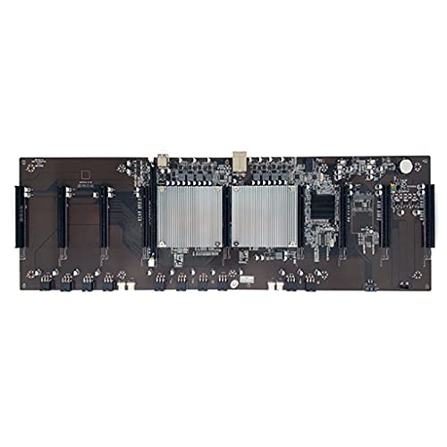 GUMEI Placa Base BTC X79 Placa Base minera LGA 2011 CPU Socket 8 PCI-E 3.0 X16 Slots Soporte 9X 3060 GPU DDR3 Memory Slot para Miner