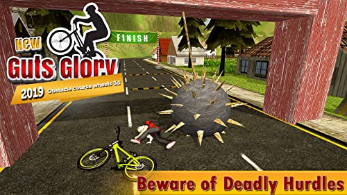 Guts glory 3d - obstacles course & Happy on wheels