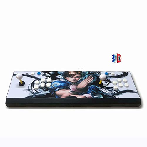 GVCTⓇ Consola de Juegos 3D Pandora's Box Arcade Videoautomat Classic, Full HD Multiplayer Home Arcade Konsole, 2700 Spiele Todo en 1 Botones Dobles