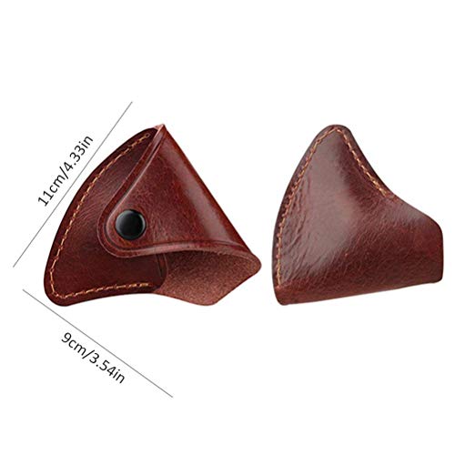 Hacha Hacha Cubierta Protectora de la Caja de Cuero Grueso AX Cubierta de la Hoja de la Envoltura Exterior de la Envoltura Axe Jefe Funda Protector de Hacha