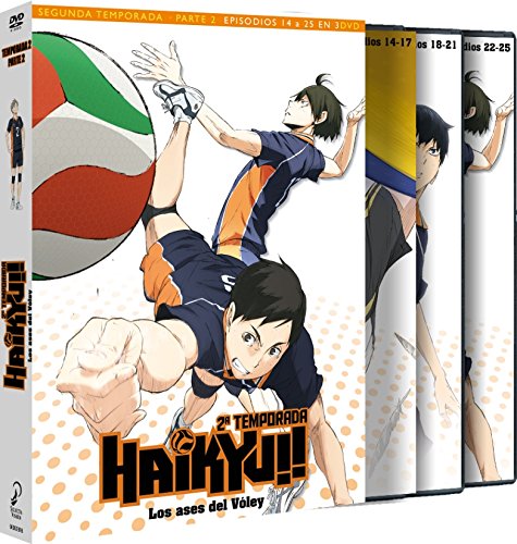 Haikyu!! Los Ases Del Voley Temporada 2 Parte 2 Ep. 14-25 [DVD]