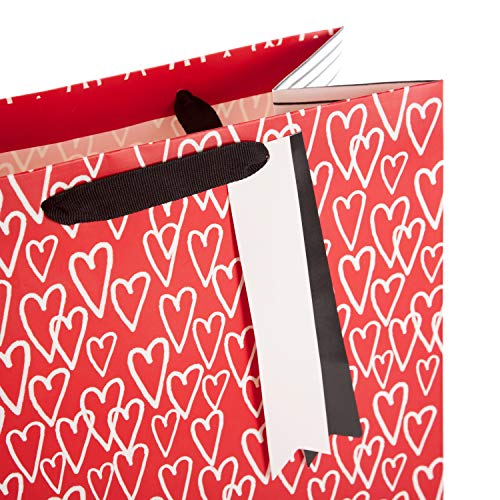 Hallmark - Bolsa de regalo (tamaño grande), diseño de corazones