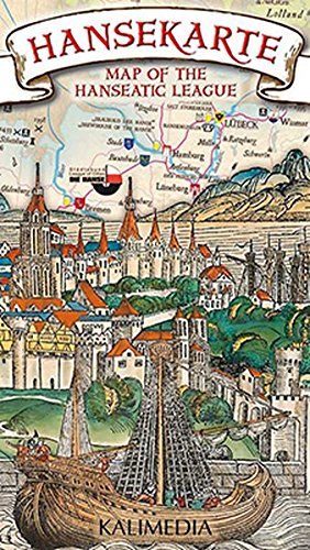 Hansekarte: Map of the Hanseatic League 1 : 2 150 000