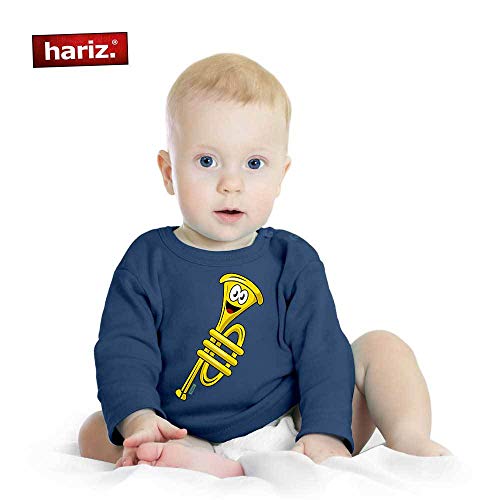 Hariz - Jersey divertido para bebé, con tarjeta de regalo negro negro pingüino Talla:6-12 meses