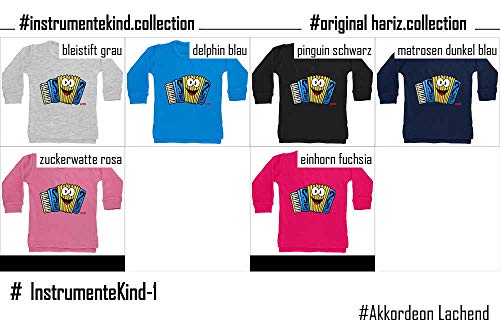 Hariz - Jersey para bebé, diseño de acordeón negro negro pingüino Talla:6-12 meses