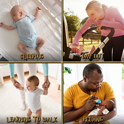 HARRY POTTER Body Bebe Manga Larga, Ropa Bebe 100% Algodón, Regalos Bebe Recien Nacido Pack de 3 (6-9 meses)