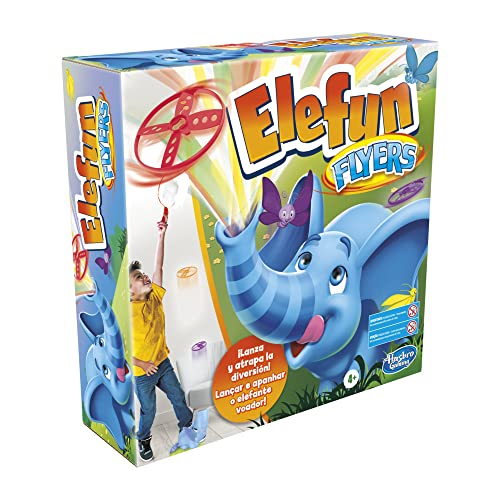 Hasbro Gaming Elefun Flyers - Juego de Cazar Mariposas - para niños de 4 años en adelante - 1-3 Jugadores