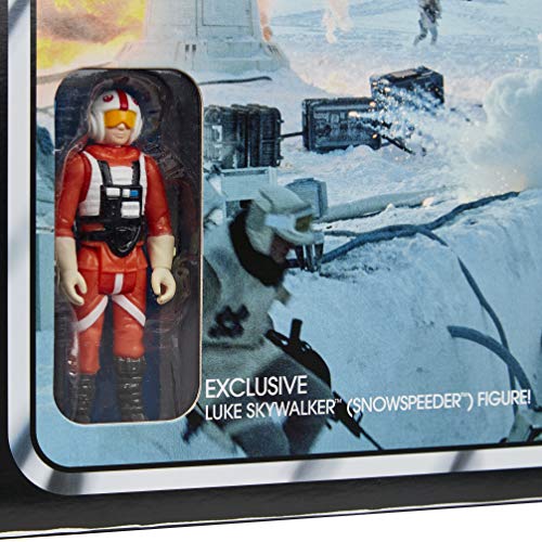 Hasbro Gaming Star Wars The Empire Strikes Back Hoth Ice Planet Adventure Aventura basado en el Juego de Mesa de 1980 Figura Exclusiva de Luke Skywalker (Snowspeeder) (E93851020)