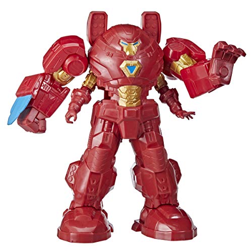 Hasbro Marvel Avengers - Figura Mech Strike de súper héroe de 20 cm - Iron Man con Armadura Definitiva - Edad: 4+