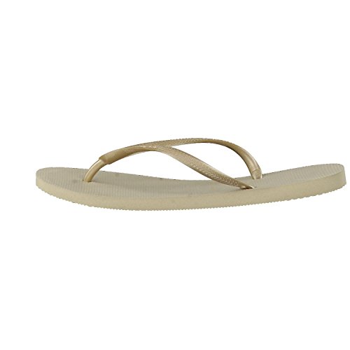 Havaianas Slim, Zapatillas Mujer, Sand Grey Light Golden, 39/40 EU