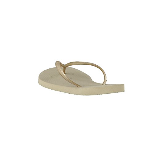 Havaianas Slim, Zapatillas Mujer, Sand Grey Light Golden, 39/40 EU