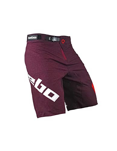 Hb3010 - Pantalon Bike Trial Bicicleta Fusion Color Rojo Talla L