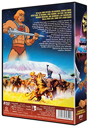 He-Man y los Masters del Universo Temporada 1 Pack 9 DVDs 1983 He-Man and the Masters of the Universe Season 1