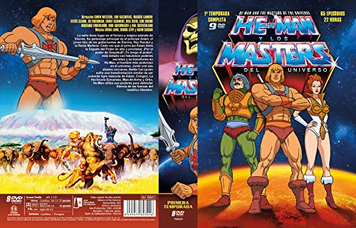 He-Man y los Masters del Universo Temporada 1 Pack 9 DVDs 1983 He-Man and the Masters of the Universe Season 1
