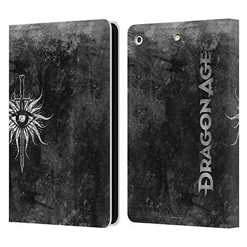 Head Case Designs Funda de piel tipo libro con licencia oficial de EA Bioware Dragon Age Inquisition Distressed Origins Heraldry Book Cover compatible con Apple iPad Air (2013)