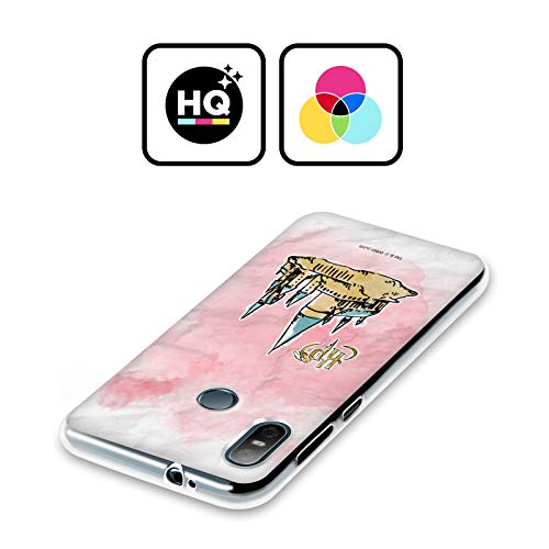 Head Case Designs Licenciado Oficialmente Harry Potter Logo Y Castillo Reliquias de la Muerte XVII Carcasa de Gel de Silicona Compatible con HTC U Play/Alpine