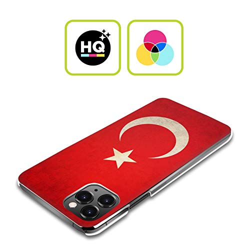 Head Case Designs Turco De Turquía Banderas Vintage Carcasa rígida Compatible con Google Pixel 2 XL