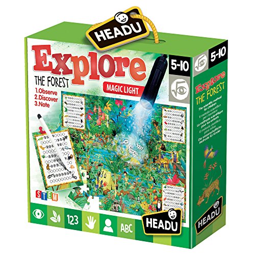 Headu- Explore The Forest Juegos educativos, Multicolor (IT22304)
