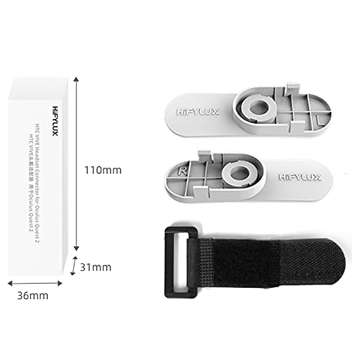 Hensych Adaptador de Auriculares para conectar Oculus Quest 2 con HTC Vive Deluxe Audio Correa Das Conector de la Cabeza Adaptador de Banda Inteligente Conector VR Correa de conexión de Auriculares