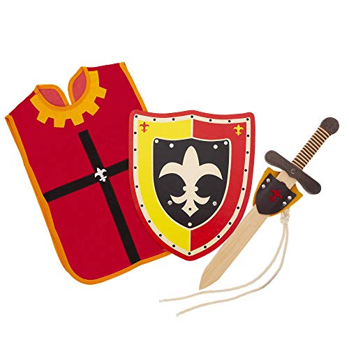 HERALDUM Escudo y Espada de Madera para Niños