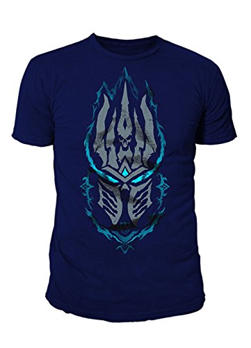 Heroes of the Storm Lord of the Scourge - Camiseta para hombre, color azul marino (tallas S-XL) azul S