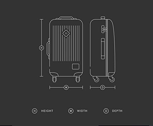 Herschel Classic Trade Large Maleta con 4 ruedas negro